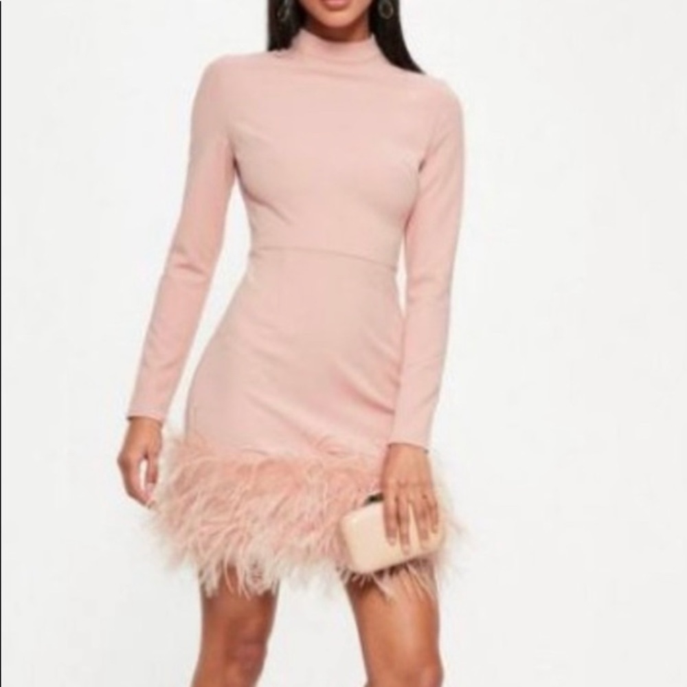 Rose Feather Dress
